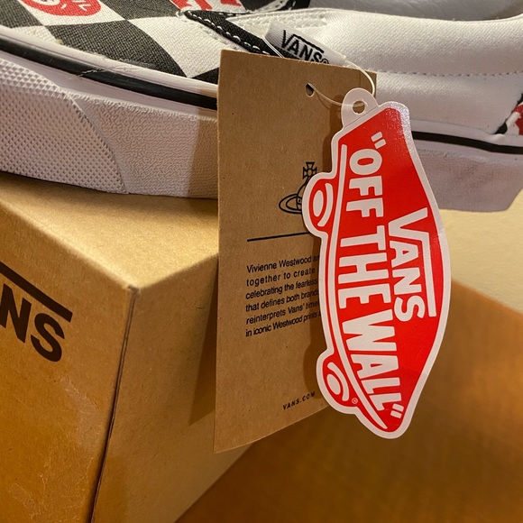 Vivienne Westwood Classic Destroy Slip On Vans - Picture 3 of 8